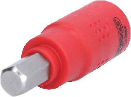 KS Tools 3/8" Isolierte Bit-Stecknuss Innensechskant, 10mm, 60mm lang Produktbild