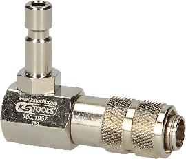 KS Tools Kühlsystem-Bajonettadapter, 90° abgewinkelt Produktbild