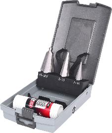 KS Tools HSS Blechschälbohrer-Satz, Kunststoffkassette 4-tlg Produktbild