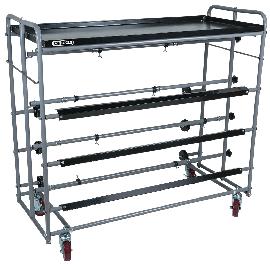 KS Tools Papierwagen mit 3 Ebenen Produktbild