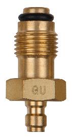 KS Tools Adapterstück M16x1,5 Außengewinde und 1/4" Schlauchanschluss mit Dichtring Produktbild