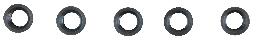 KS Tools Gewindebuchse m.Bund L=12mm,IG=M12x1,25/AG=M14x1,25, 5er Pack Produktbild