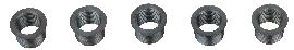 KS Tools Gewindebuchse m.Bund L=11mm,IG=M8x1/AG=M10x1,5-Pack Produktbild