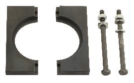 KS Tools Halbschalen-Paar mit Schrauben und Muttern, 4-tlg Produktbild