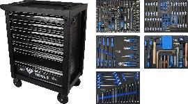 BRILLIANT TOOLS Werkstattwagen mit 7 Schubladen und 347 Werkzeugen Produktbild