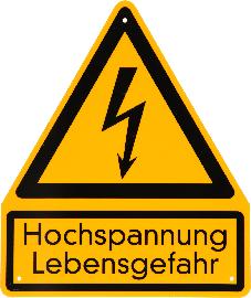 KS Tools Warnschild Hochspannung, Lebensgefahr Produktbild