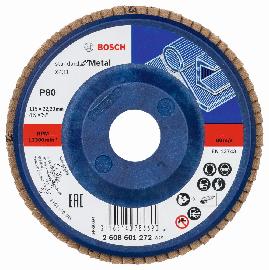 Bosch Fächerschleifscheibe X431 Standard for Metal, gerade Produktbild