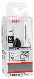 Bosch V-Nutfräser Standard for Wood Schaft-ø6mm, D1 12,7mm, L 12,7mm,G 45mm,90° Produktbild