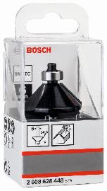Bosch Fase-/Bündigfräser Schaft-ø6mm, D1 34,9mm, B 11,1mm, L 14,6mm, G 56mm, 45° Produktbild