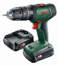 Bosch Akku-Bohrschrauber UniversalImpact 18V, 2x Akku PBA 18V 1.5Ah, Tragekoffer Produktbild