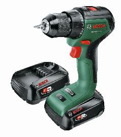 Bosch Akku-Bohrschrauber UniversalImpact 18V-60, 2 x Akku PBA 18V 2.0Ah, Tragekoffer Produktbild