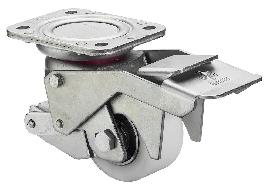 BS ROLLEN Lenkrolle mit Platte W120.B15 Produktbild