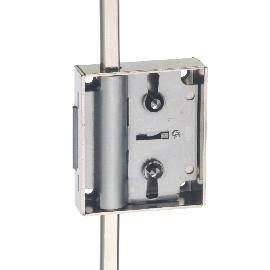 JuNie Möbel-Drehstangenschloss-Set,7010,D30,Stahl,vernickelt Produktbild