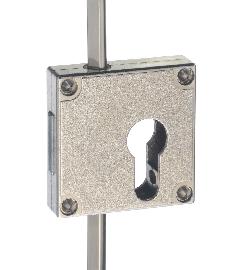 JuNie Möbel-Drehstangenschloss-Set,7401,D40,Metall,vernickelt Produktbild