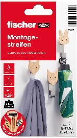 fischer Montage Streifen doppelseitige Klebestripes Produktbild