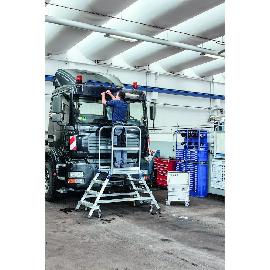 ZARGES Podesttreppe, beidseitig Produktbild