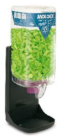 MOLDEX Spender gefüllt Contours® small MoldexStation 7453, grün, 35dB Produktbild