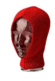 Voss Strickhaube Super-G leuchtrot Produktbild