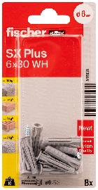 fischer Dübel SX Plus 6x30 WH K (8) Produktbild