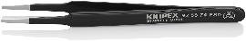 KNIPEX Präzisions-Pinzette 92 58 74 ESD rostfrei gerade abgerundet glatt 120mm Produktbild