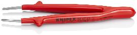 KNIPEX Präzisions-Pinzette 92 67 63 gerade abgerundet tauchisoliert 145mm Produktbild