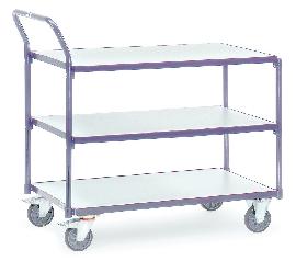 fetra Optiliner-Tischwagen 3601 blau/rot Produktbild