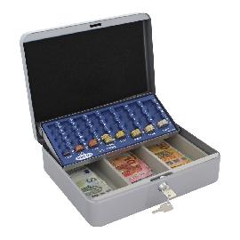 ROTTNER OB-Geldzählkassette, mit Euro-Einsatz, Wien, Stahlblech silber Produktbild