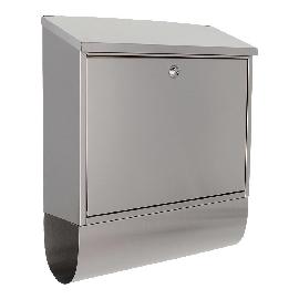 ROTTNER GA-Briefkasten, Villa,B 365mm, abschließbar, edelstahl matt Produktbild