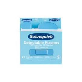 SALVEQUICK Salvequick Nachfüllp Strip-Fi ngerkuppe detektierbar 35 Stück Produktbild