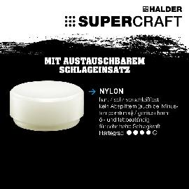 SUPERCRAFT-Vorschlaghammer, mit schwingungsdämpfendem, ergonomisch geformtem und lackiertem Hickorystiel Produktbild