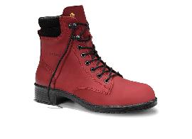 ELTEN Sicherheitsstiefel Damen Damenstiefel NIKOLA rot Mid Produktbild
