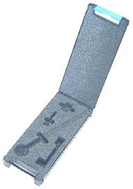 GEDORE KL-0280-7669 Kunststoffkoffer mit Schaumstoffeinlage (leer) Produktbild