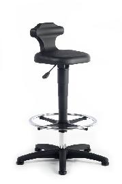 BIMOS Sitz-Steh-Stuhl 9419-2000 Flex 3 Sitzhöhe 510-780 mm mit Gleiter /Fußring Produktbild