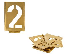 Kukko Profi-Signierschablonen-Satz Zahlen mit Steckmechanismus Produktbild