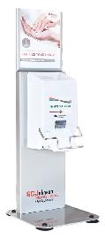 Stoko Theken-Spenderstation Silber, f.1 l Kart Produktbild