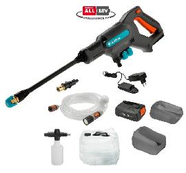 Gardena Akku-Mitteldruckreinger AquaClean 24/18V P4A Premium Ready-To-Use Set Produktbild