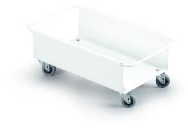 Durabin Fahrwagen, weiß f. Wertstoffsammler 60l Produktbild