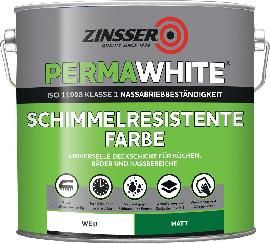 ZINSSER Permawhite weiß seidenmatt 2,5L Produktbild