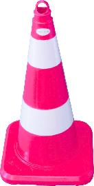 TEMKA Leitkegel reflektierend 500mm TPE rot Produktbild