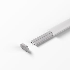 Halemeier Möbelböden-Einbauprofil,L 2500mm, ChannelLine J, silberfarbig, Abd. opal Produktbild