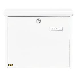 BURG WÄCHTER Stahlblech-Briefkasten Comfort 913 weiß Produktbild