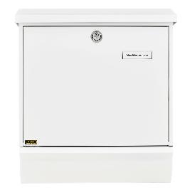 BURG WÄCHTER Stahlblech-Briefkastenset Comfort 91300 weiß Produktbild