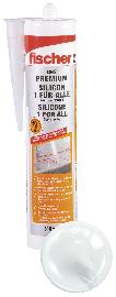 fischer Natursteinsilicon DNS transp. transparent,310 ml Produktbild