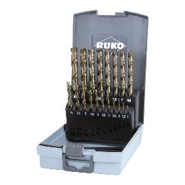 RUKO Spiralbohrer-Satz DIN 338 Typ VA HSSE-Co 5 Produktbild