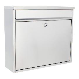 ROTTNER GA-Briefkasten, Hochhaus II,B 360mm, mit Zylinderschloss, edelstahl matt Produktbild