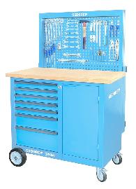 GEDORE BR 1504 0511 L Rollwerkbank mit Rückwand Produktbild