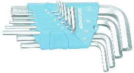 GEDORE H 42-10 Winkelschraubendreher-Satz im Halter 10-teilig 1,3-10 mm Produktbild