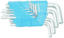 GEDORE H 42-88 A Winkelschraubendreher-Satz im Halter 8-teilig 5/64-5/16AF Produktbild