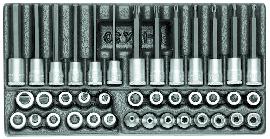 GEDORE 1500 ES ITX 30 Satz Schraubendrehereinsätze 3/8" in 1/3 ES-Modul Produktbild