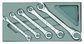 GEDORE 1500 ES-400 Doppelringschlüssel-Satz, offen, in 1/3 ES-Modul Produktbild